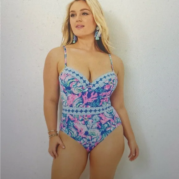 Lily Pulitzer Palma, one piece swimsuit, new with tags, size 10 - Picture 4 of 8